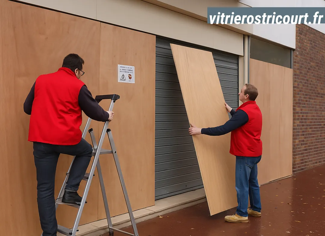 Mise en sécurité fermeture provisoire Ostricourt